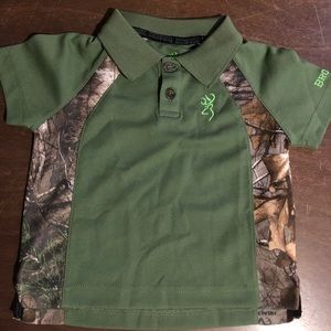 2T Browning Camo Shirt